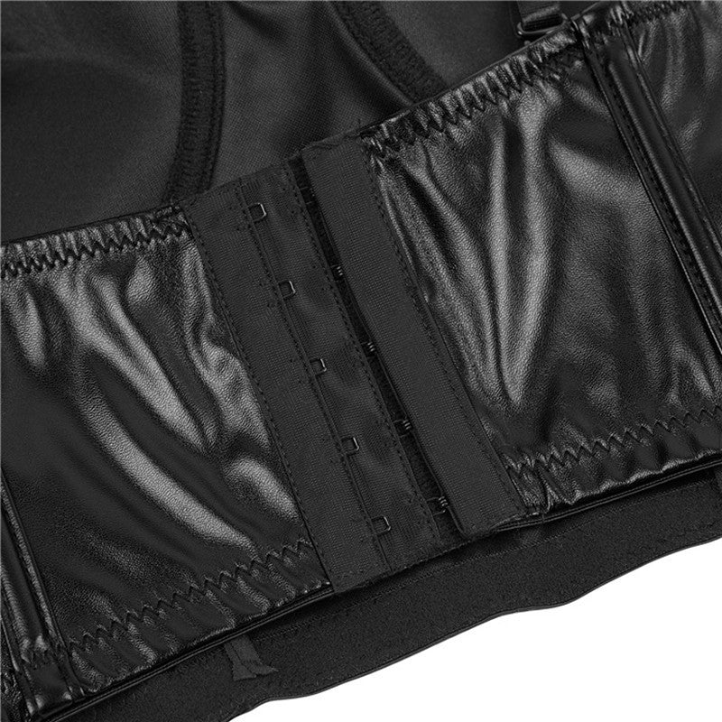 Steampunk Gothic Black Corset, Renaissance Overbust Pirate Corset, Medieval Bustier Corset Top