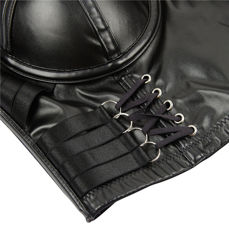 Steampunk Gothic Black Corset, Renaissance Overbust Pirate Corset, Medieval Bustier Corset Top