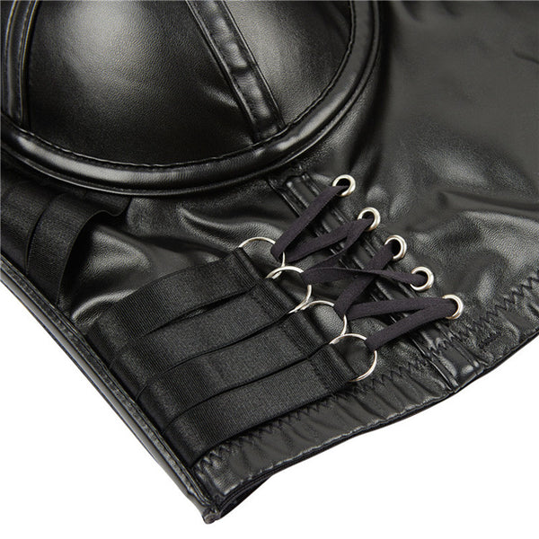 Steampunk Gothic Black Corset, Renaissance Overbust Pirate Corset, Medieval Bustier Corset Top