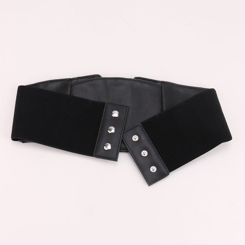 Midnight Embrace Gothic Underbust Black Corset Belt