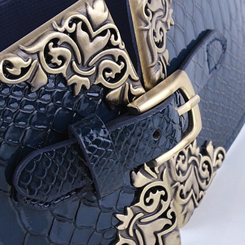 Unique Underbust Leather Belt, Elegant Wide Waist Corset,