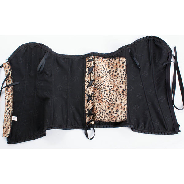 Leopard Sovereign Victorian Lace-Up Corset